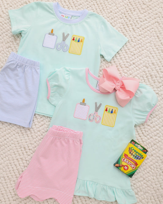 Ready, Set, Learn Scallop Short Set