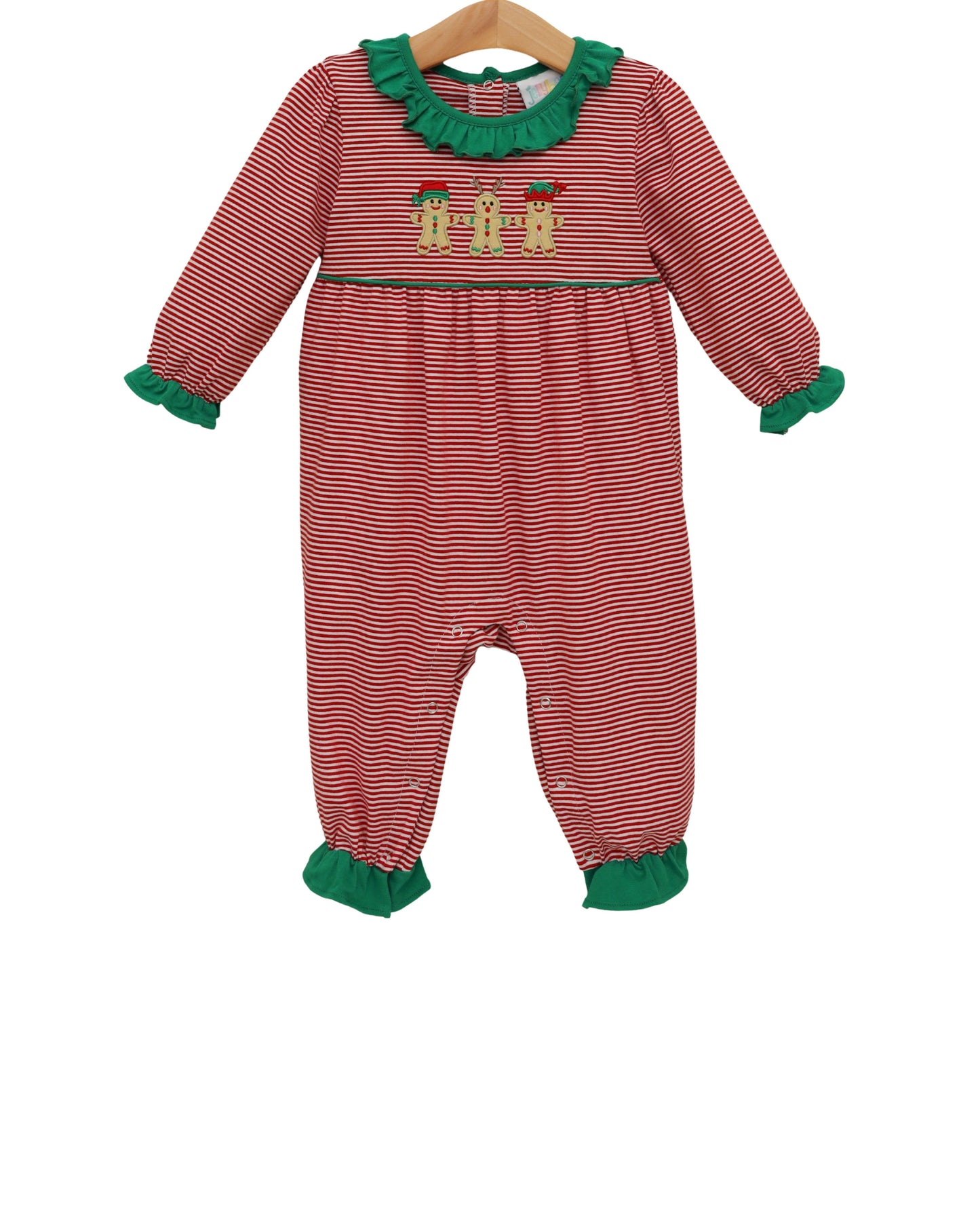 Santa’s Sweet Helpers Ruffle Romper