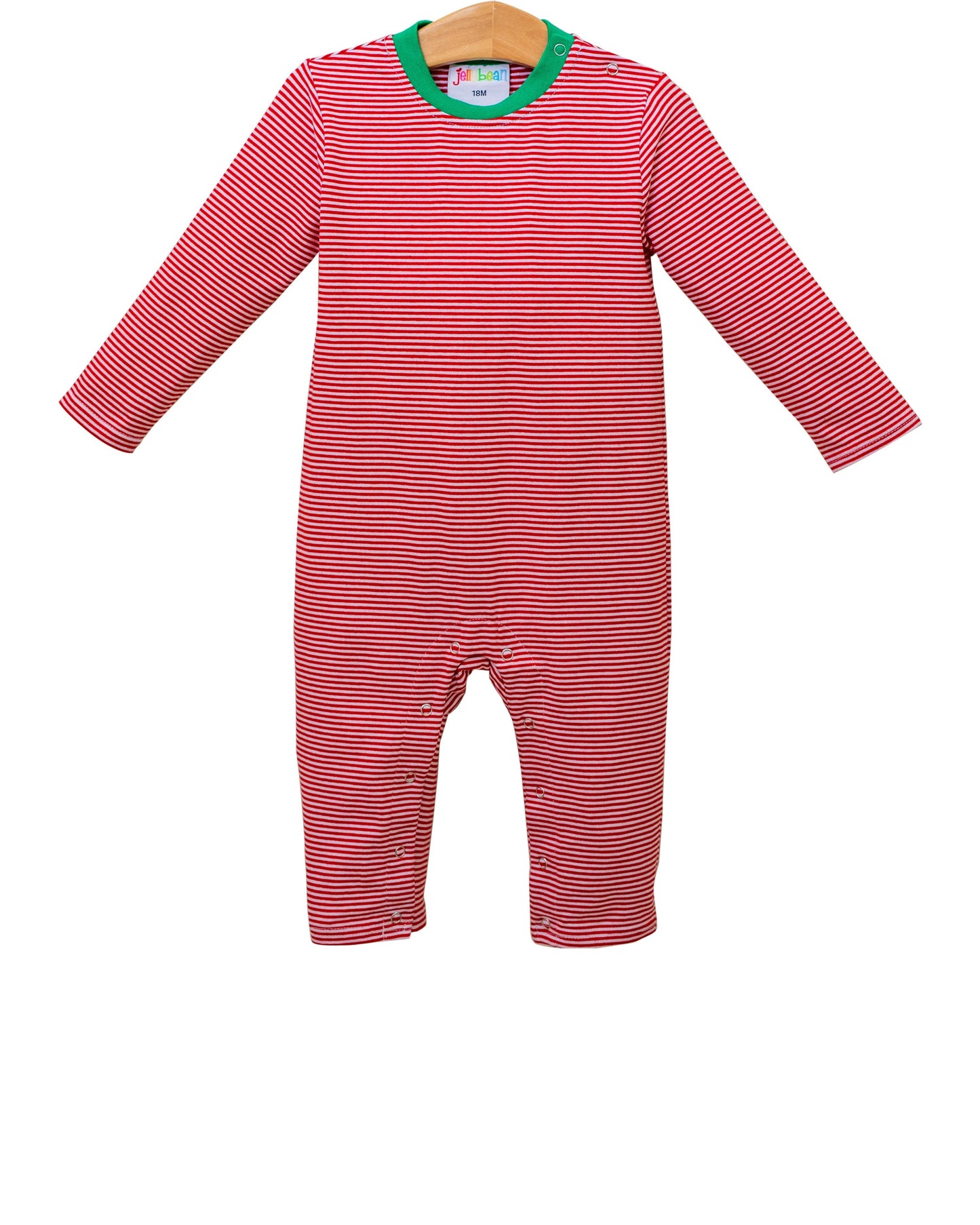 Thomas Romper - Red Stripe & Green
