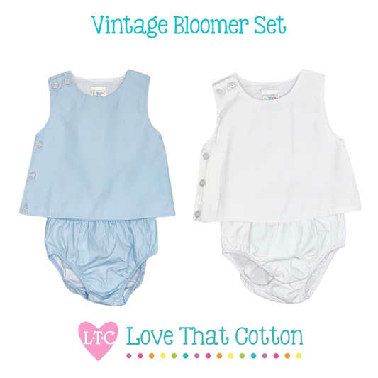 Unisex Vintage Bloomer Set